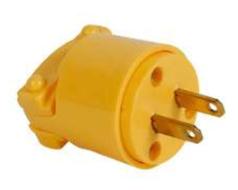 ENCHUFE VINYL 2 PATAS AMARILLO – BRILLUX