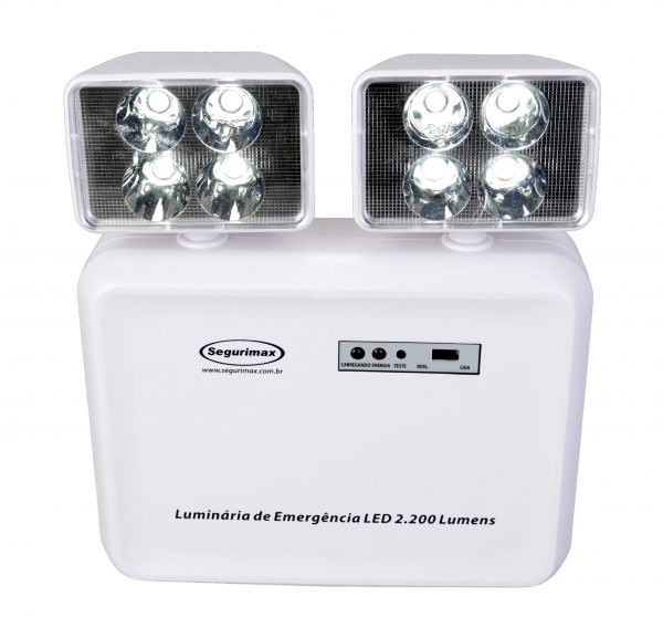 Iluminación de Emergencia de 2200 lúmenes SEGURIMAX