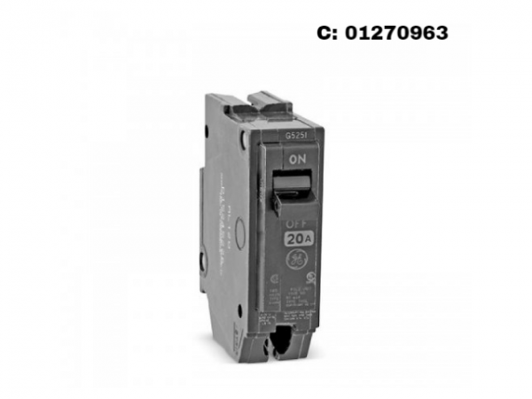 BREAKER ENCHUFABLE 1X20AMP GENERAL ELECTRIC