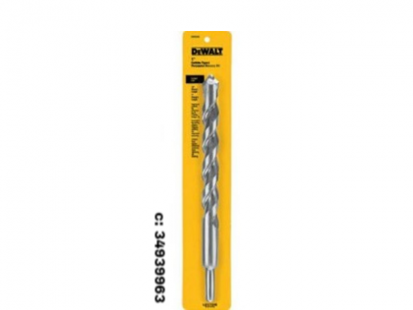 BROCA 1/4 (PULG) 6.35MM X 4 (PULG) PARA CEMENTO DEWALT