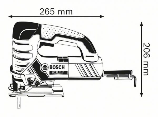 Sierra de calar  GST 25 Metal (BOSCH)