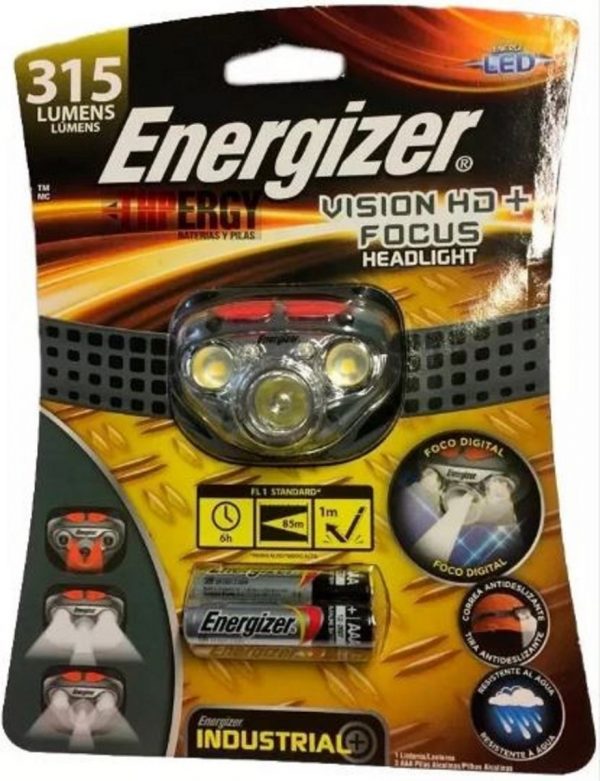 LINTERNA MANOS LIBRES 315LUM 3 LED ENERGINZER