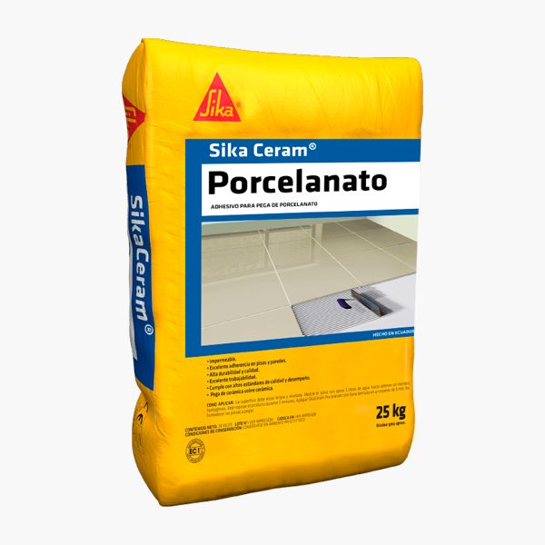 SIKACERAM PORCELANATO 25KG SIKA