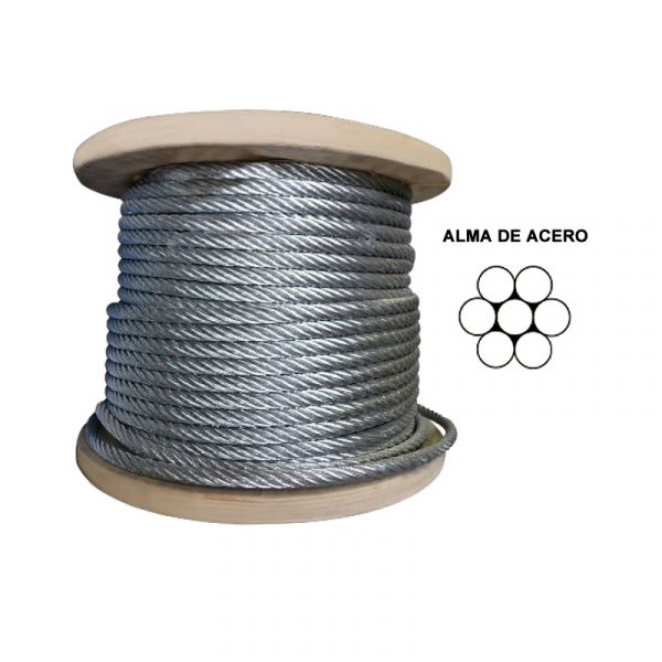 Cable 1X7 Alma de acero