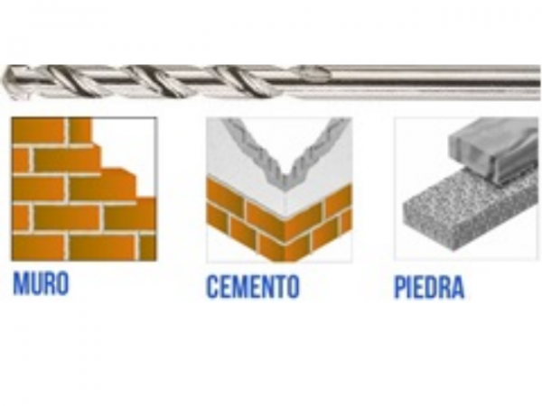 BROCA CORTA PARA CONCRETO KRINO