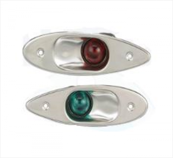 Luz p/yate posicion Verde/Rojo OVAL lateral SEACHOICE (50-05151)