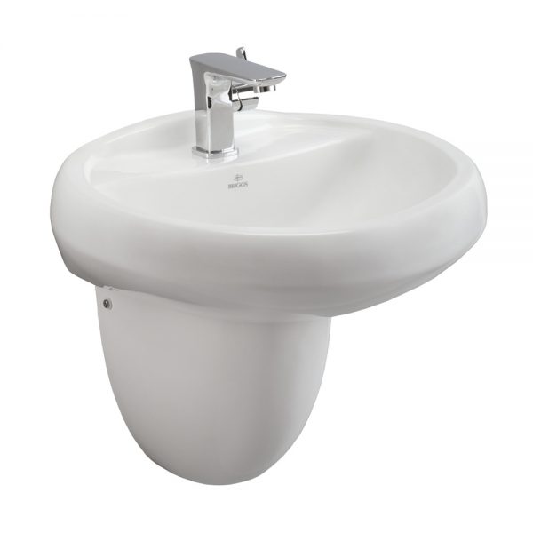 LAVABO SIBILA BONE BRIGGS EDESA SIN PEDESTAL