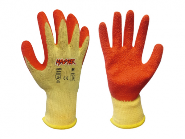 GUANTE DE REVESTIDO DE LATEX CORRUGADO L300 MASTER