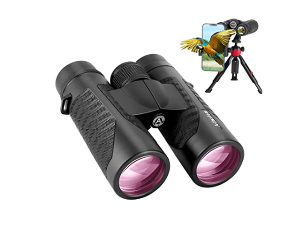 BINOCULAR  HD 12X42 LARGO ALCANCE NEGRO