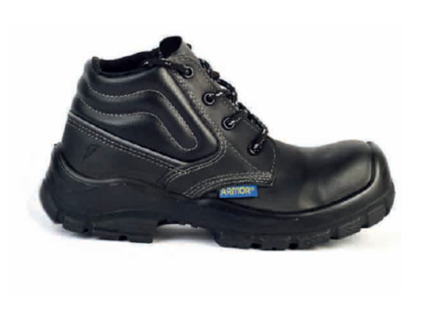 PAR BOTA ARMOR COMBAT NEGRO DIELÉCTRICO CORDÓN