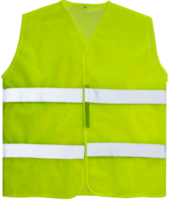 CHALECO DE MALLA CON CINTA REFLECTIVA – PROTECZIONA
