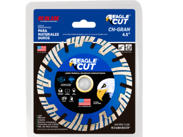 DISCO 5″ DIAMANTADO TURBOSEGMENTADO EAGLE CUT CH GRA