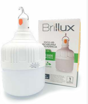 FOCO LED EMERGENCIA 50W RECARGABLE USB – BRILLUX