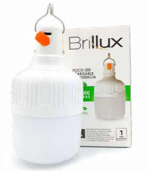FOCO LED EMERGENCIA 20W RECARGABLE USB – BRILLUX