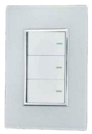 INTERRUPTOR TRIPLE NOVO CRYSTAL – BRILLUX