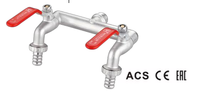 LLAVE DE CHORRO/ESFERICA DE 2 VIAS – DOUBLE LIN