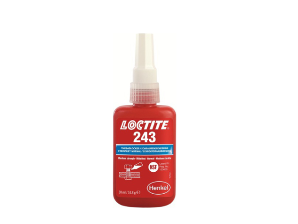 LOCTITE 243 50ML FIJADOR DE ROSCA MEDIANA RESISTENCIA