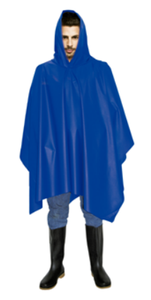 PONCHO ECONÓMICO PVC PARA ADULTO – PROTECZIONA
