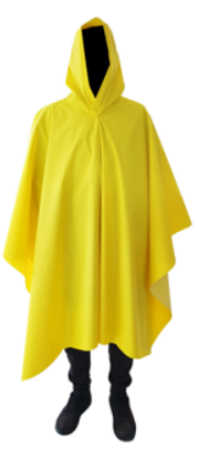 PONCHO IMPERMEABLE PVC TERMOSELLADO LLANA – PROTECZIONA