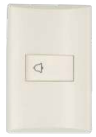 PULSADOR DE TIMBRE BEIGE NOVO – BRILLUX