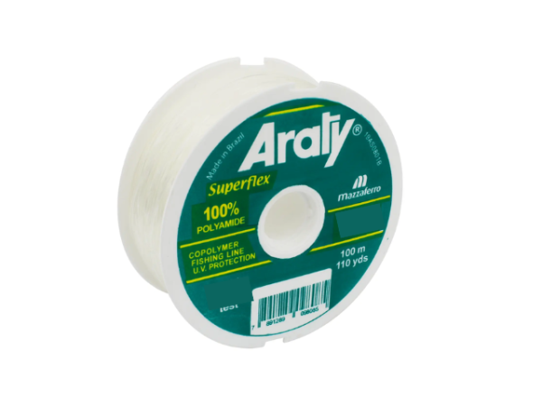 ROLLO NYLON BLANCO 0.35 MM 100 MTR ARATY