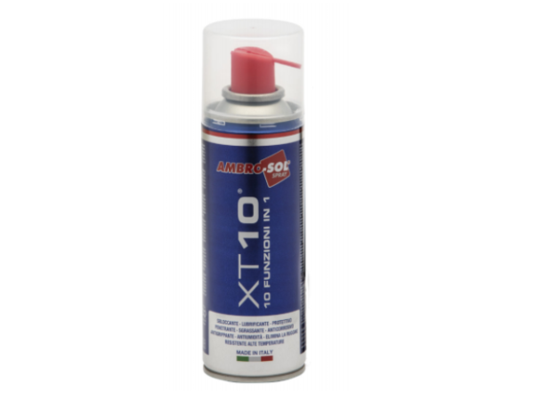 SPRAY LUBRICANTE MULTIUSO 10 EN 1 XT10 400ML S159MP  AMBROSOL ITALY