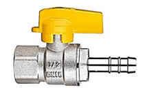 VÁLVULA DE BOLA PARA GAS H-CONECTOR – DOUBLE LIN