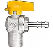 VÁLVULA CODO DE BOLA PARA GAS H-CONECTOR – DOUBLE LIN