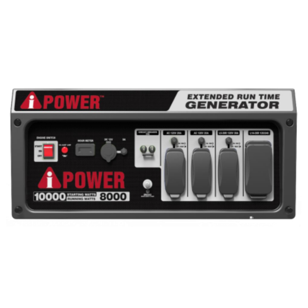 GENERADOR ELECTRICO PORTATIL 10KVA (MONO 1*120/240 – 60HZ) MONOFASICO GASOLINA IPOWER