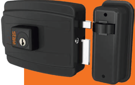 CERRADURA DE PORTÓN ELÉCTRICA 12V